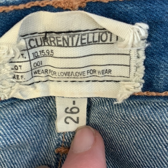 Current/Elliott The Naval Skirt Jean Skirt Size 26 - Picture 8 of 8